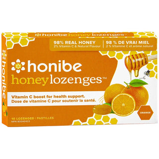 Honibe Honey Lozenges Orange 10 Lozenges