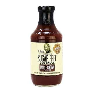 G Hughes Smokehouse Sugar Free BBQ Sauce Maple Brown 490g