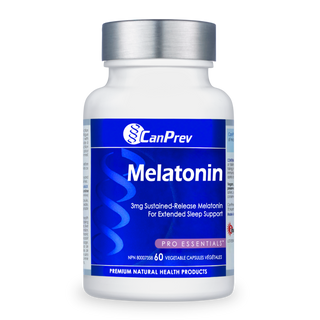 CanPrev Melatonin Sustained-Release 3mg 60 Veggie Caps