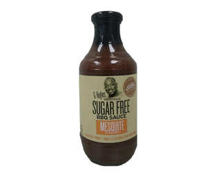 G Hughes Smokehouse Sugar Free BBQ Sauce Mesquite 490g