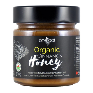 oneroot Organic Cinnamon Honey 300g