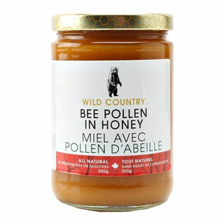 Wild Country Bee Pollen Honey 500g