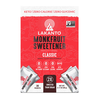 Lakanto Sweetener With Monkfruit Classic 30 Packs