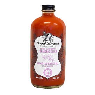 Moonshine Mama's Turmeric Elixir Spiced Elderberry 500mL