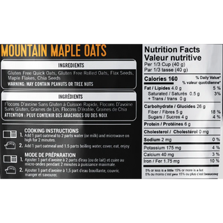 Stoked Oats Oatmeal Blend Mountain Maple 500g