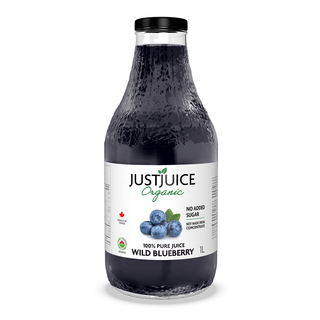 Just Juice Organic Wild Blueberry Juice 1L