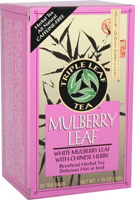 Triple Leaf Mulberry Leaf Tea 20 Tea Bags