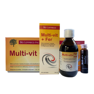 Bio Lonreco Inc. Multi-Vitamin + Iron 20x10mL