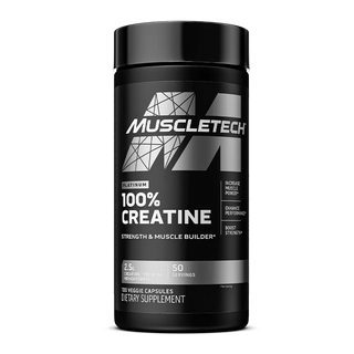 Muscle Tech Platinum 100% Creatine 100 Veggie Capsules