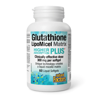 Natural Factors Glutathione LipoMicel Matrix 60 Softgels