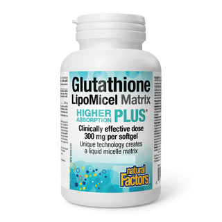 Natural Factors Glutathione LipoMicel Matrix 90 Softgels