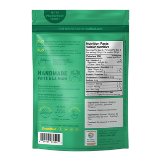 Nud Fud Spirulina Banana Crisps 66g