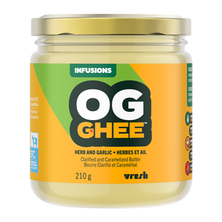 OG Ghee Clarified & Caramelized Butter Herb & Garlic 210g