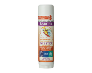 Badger Kids Face Stick Clear Zinc SPF 35 Tangerine & Vanilla 18.4g