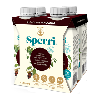 Sperri Plant Based Meal Replacement Chocolate 4x330mL