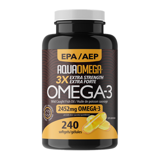 AquaOmega Omega-3  Extra Strength 240 Softgels