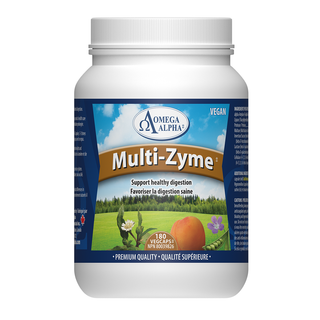 Omega Alpha Multi-Zyme 180 Veggie Caps