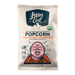 Lesser Evil Popcorn No Cheese Cheesiness 140g