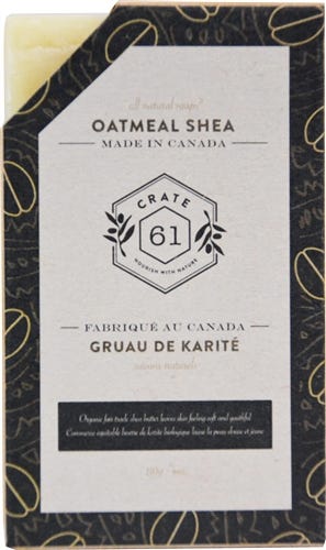 Crate 61 Organics Soap Bar Oatmeal 110g