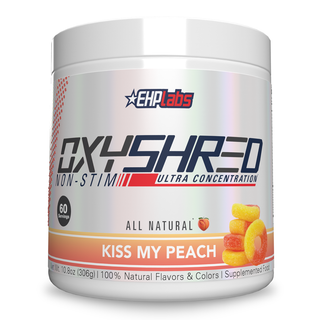 EHP Labs Oxyshred Non-Stim Ultra Concentration Kiss My Peach 60 Servings