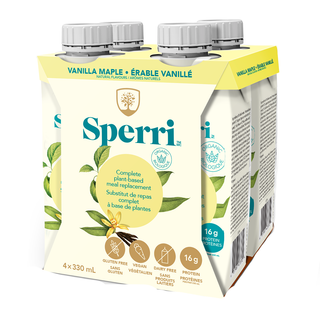 Sperri Plant Based Meal Replacement Vanilla Maple 4x330mL