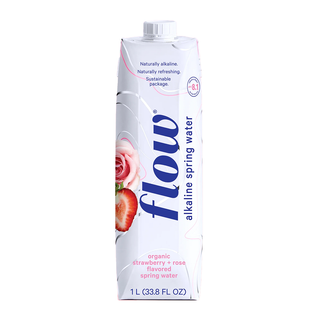 Flow Alkaline Spring Water Strawberry + Rose 1L