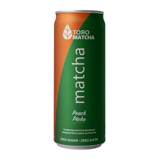 Toro Matcha Sparkling Peach 355mL