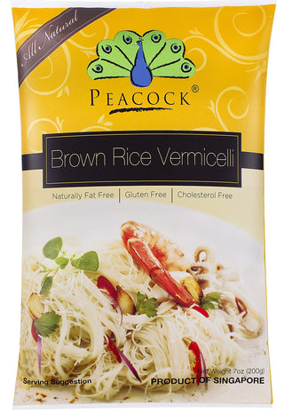 Peacock Vermicelli Brown Rice 200g