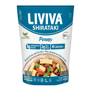 Liviva (By Zeroodle) Organic Shirataki with Oat Fiber Penne 400g