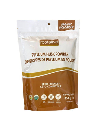 Root Alive Organic Psyllium Husk powder 454g