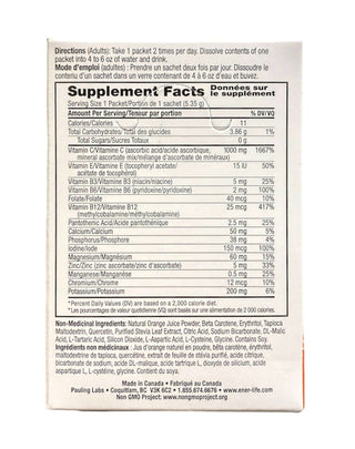 Ener-Life Vitamin C 1000mg Orange Sugar Free 30 Packs