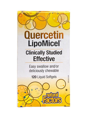 Natural Factors Quercetin Lipomicel Matrix 120 Softgels