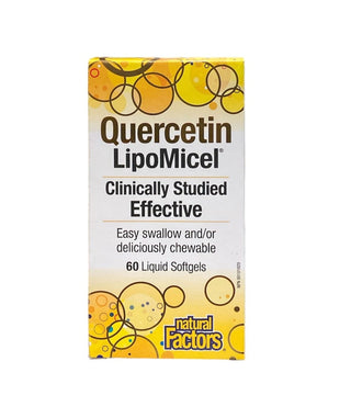 Natural Factors Quercetin Lipomicel 60 Softgels