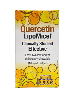 Natural Factors Quercetin Lipomicel Matrix 30 Softgels