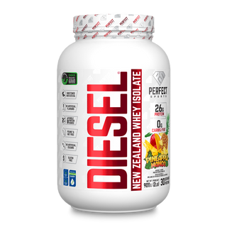 Perfect Sports Diesel New Zealand Whey Protein Isolate Pineapple Mango 2lbs