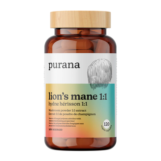 Purana Lions Mane 1:1 120 Capsules