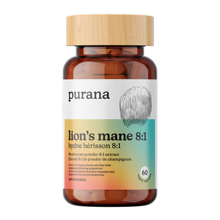 Purana Lions Mane 8:1 60 Capsules