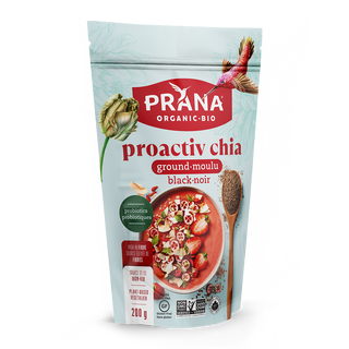 Prana Organic Proactiv Ground Chia Black 200g