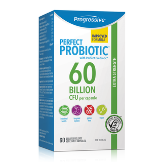 Progressive Perfect Probiotic 60 Billion 60 Veggie Caps