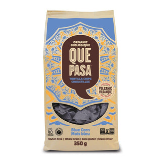 Que Pasa Tortilla Chips Blue Corn 350g