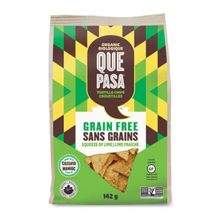 Que Pasa Tortilla Chips Grain Free Squeeze Of Lime 142g