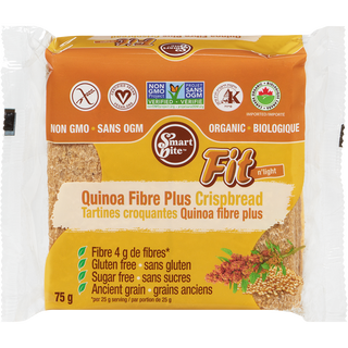 Smartbite Organic Crispbread Quinoa Fibre Plus 75g