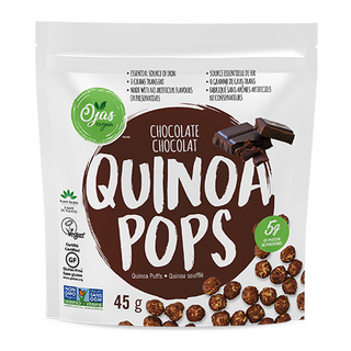 Ojas Vegan Quinoa Pops Chocolate 45g