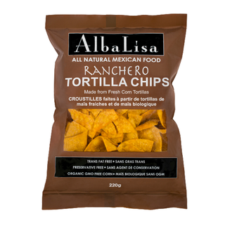 Alba Lisa Organic Tortilla Chips Ranchero 220g