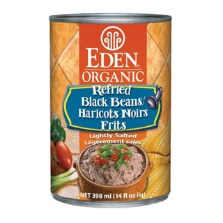 Eden Foods Organic Refried Black Beans 398mL