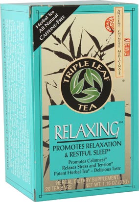 Triple Leaf Relaxing Tea 20 Tea Bags