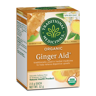 Traditional Medicinals Organic Ginger Aid 16 Tea Bags