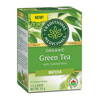 Traditional Medicinals Organic Green Tea Matcha 16 Tea Bags