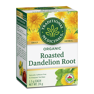 Traditional Medicinals Organic Roasted Dandelion Root 16 Tea Bags