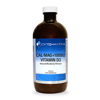 Cyto Matrix Cal-Mag + 1000IU Vitamin D3 Liquid 450mL